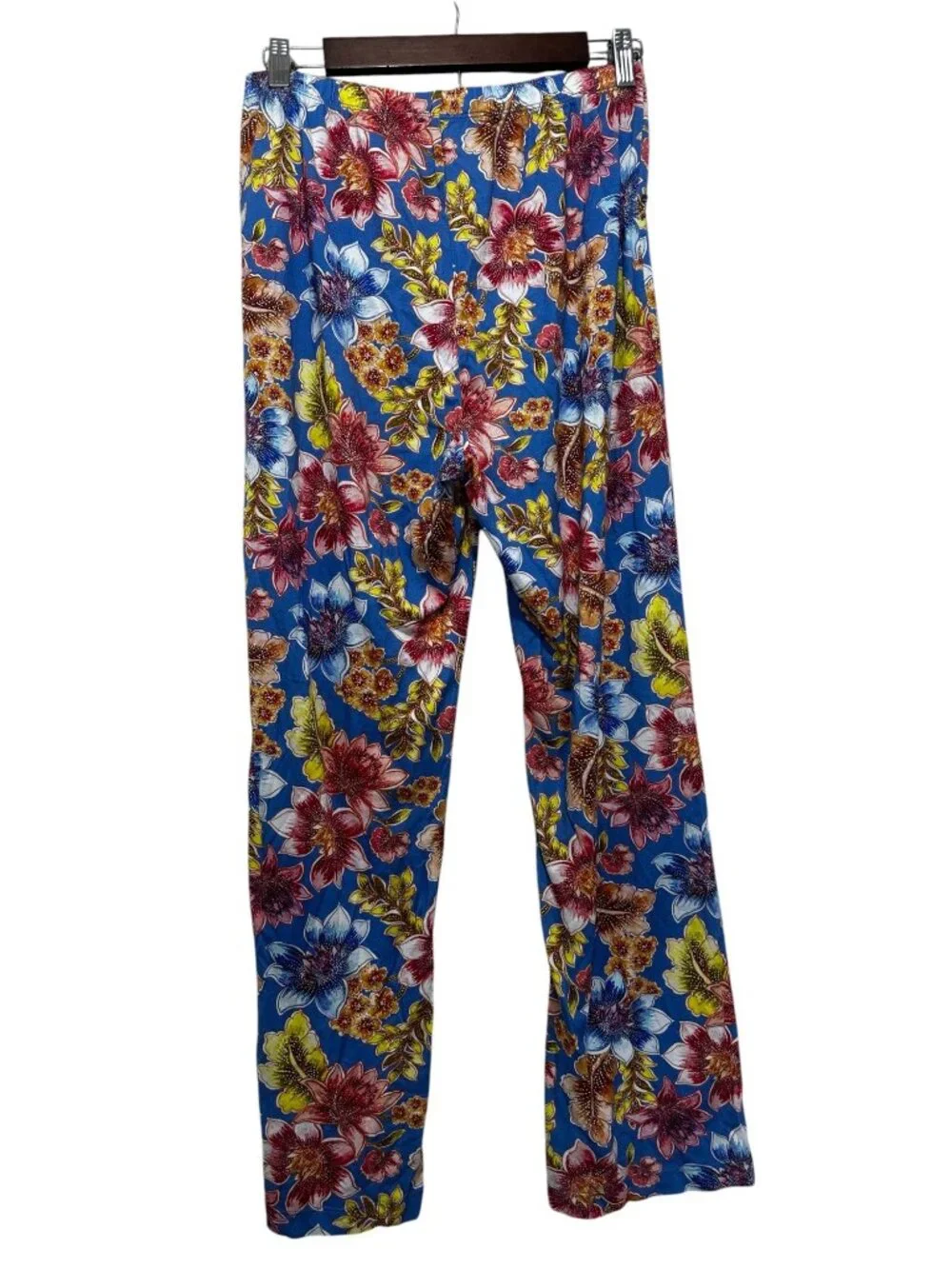 Johnny Was The Raglan Floral Pajamas Set Womens Small Top and flare Pants Cozy - Picture 4 of 16
